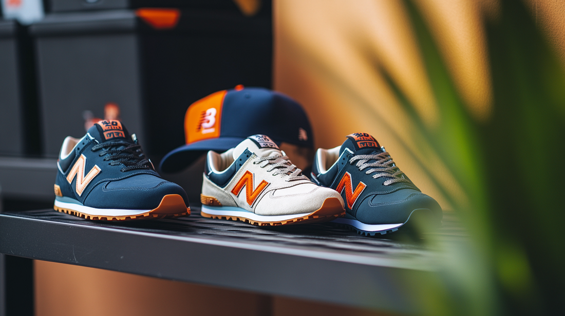 A Look at New Balance's Versatile Sneaker Designs That Offer Comfort and Style with MLB Hats