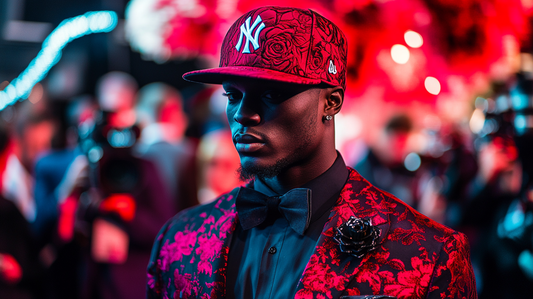 MLB Hats in Award Show Red Carpet Looks
