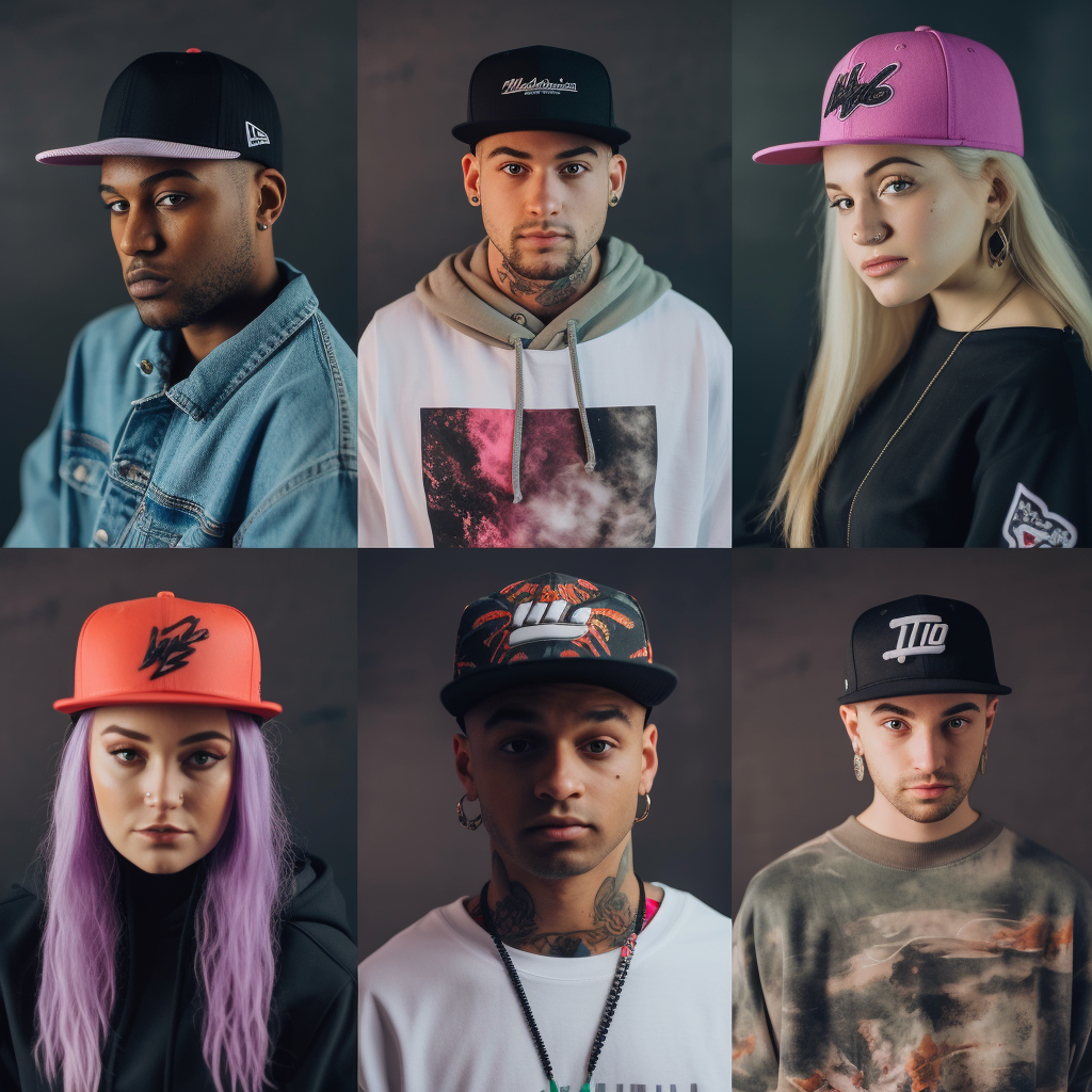Cool fitted hats sales