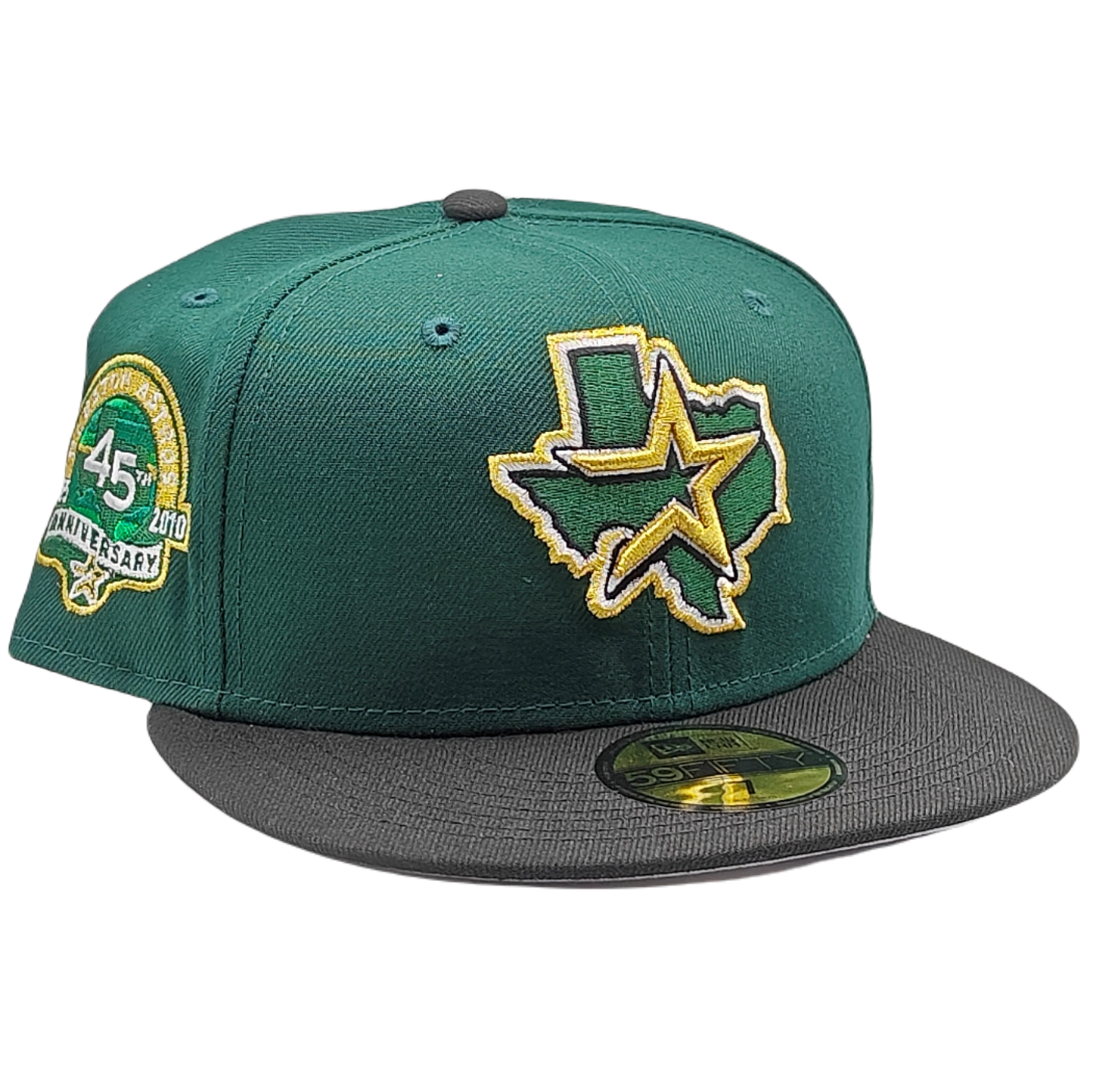 New Era 59Fifty Houston Astros 45th Anniversary Patch Fitted Hat