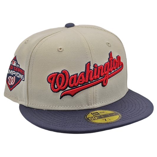 New Era 59Fifty Washington Nationals 2019 World Series Champions Patch Fitted Hat