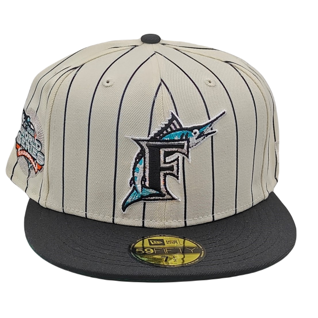New Era 59Fifty Florida Marlins 2003 World Series Champions Pinstripe Fitted Hat