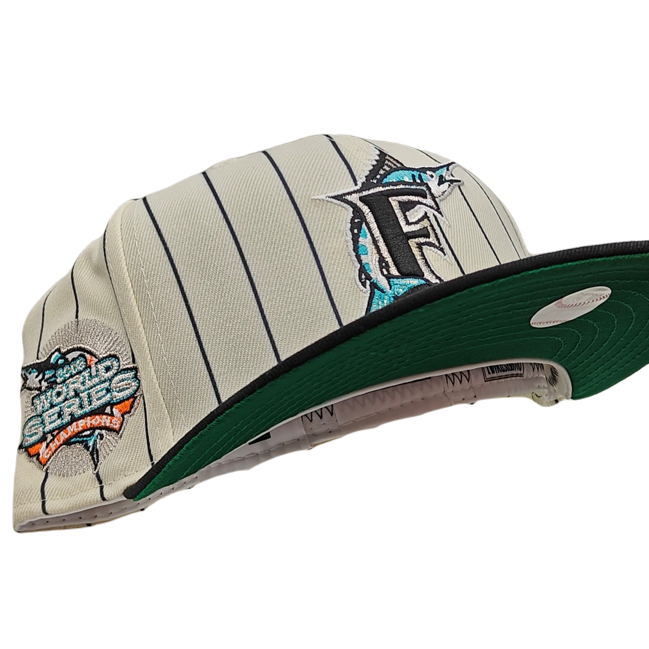New Era 59Fifty Florida Marlins 2003 World Series Champions Pinstripe Fitted Hat