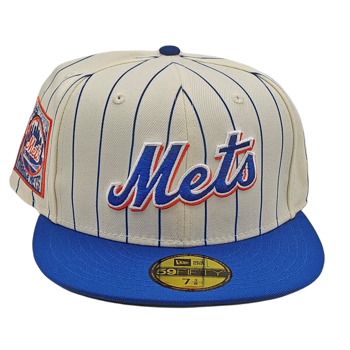 New Era 59Fifty New York Mets 25th Anniversary Pinstripe Fitted Hat