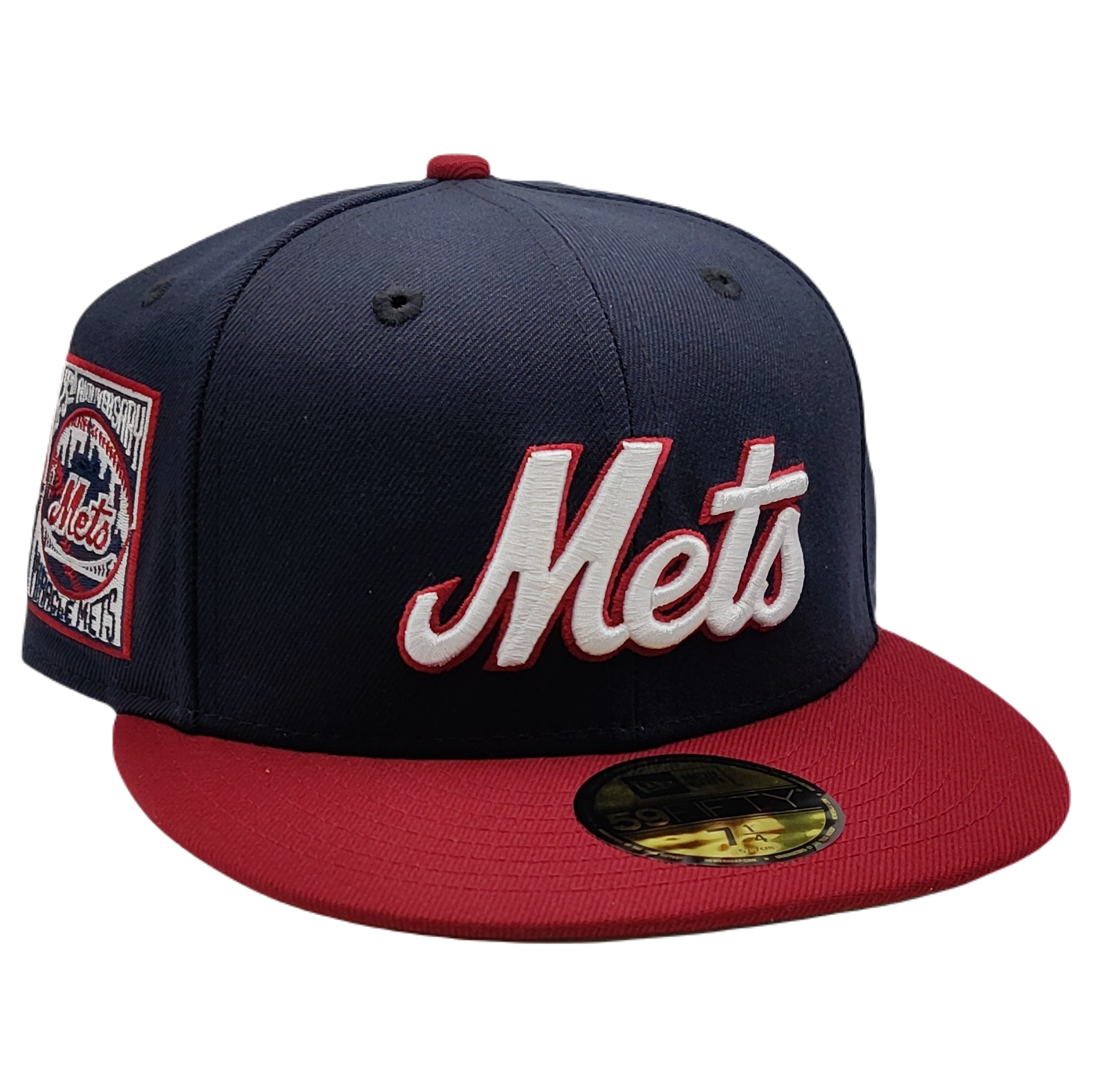 59FIFTY New York Mets Black/Pink 25th Anniversary Patch