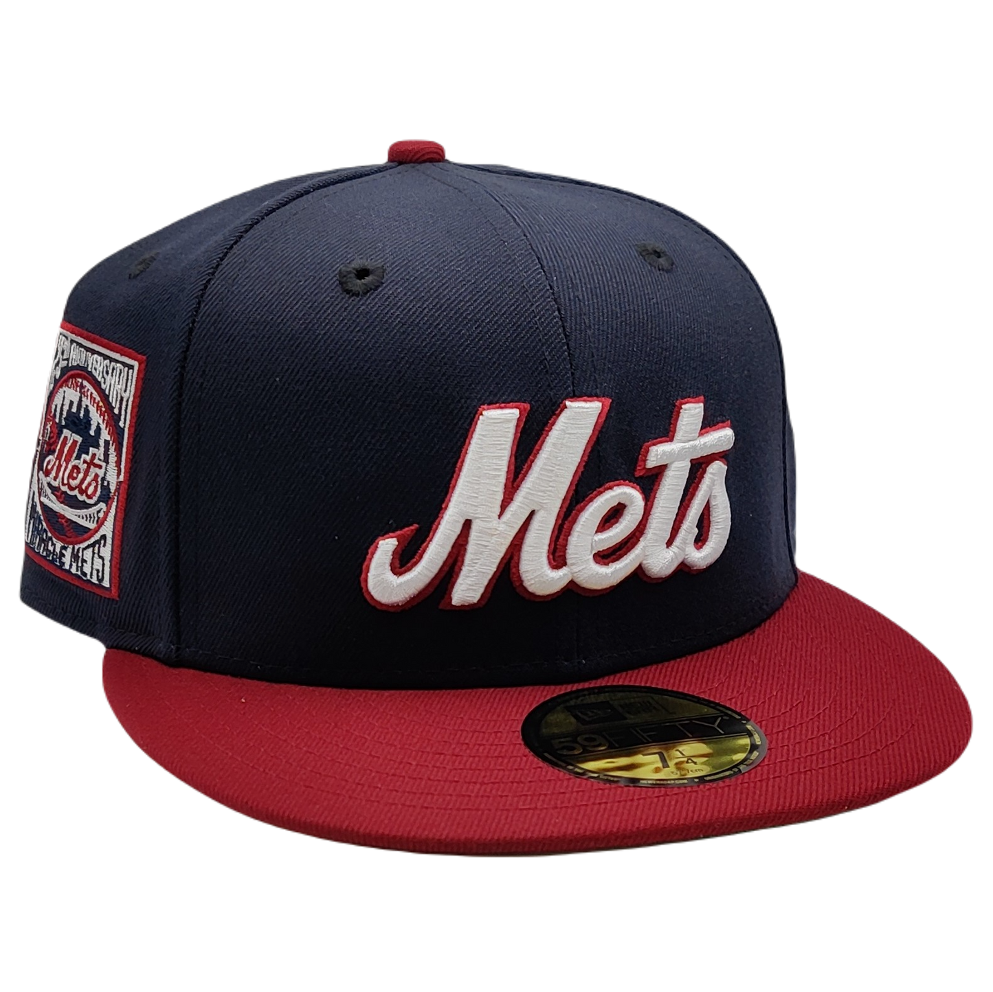 New Era 59Fifty New York Mets 25th Anniversary Patch Fitted Hat