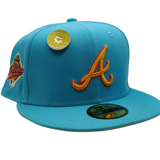 New Era 59Fifty Atlanta Braves Sweet Tooth 1995 World Series Patch Fitted Hat
