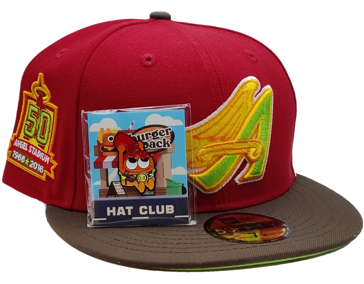 New Era 59Fifty Anaheim Angels 50th Anniversary Patch Fitted Hat