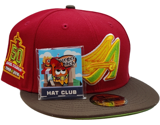 New Era 59Fifty Anaheim Angels 50th Anniversary Patch Fitted Hat