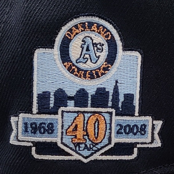 New Era 59Fifty Oakland Athletics 40th Anniversary Side Patch Fitted Hat