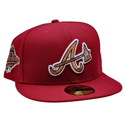 New Era 59Fifty Atlanta Braves 1995 World Series Patch Fitted Hat