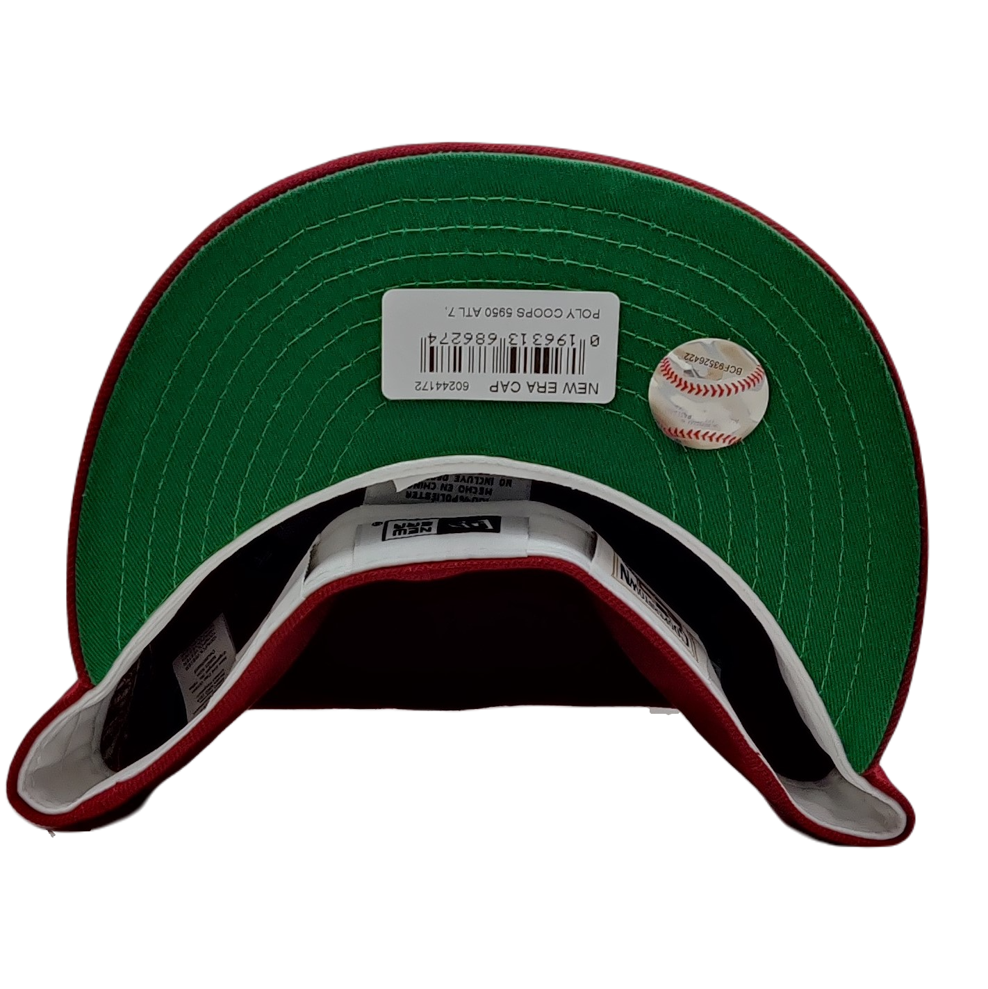 New Era 59Fifty Atlanta Braves 1995 World Series Patch Fitted Hat