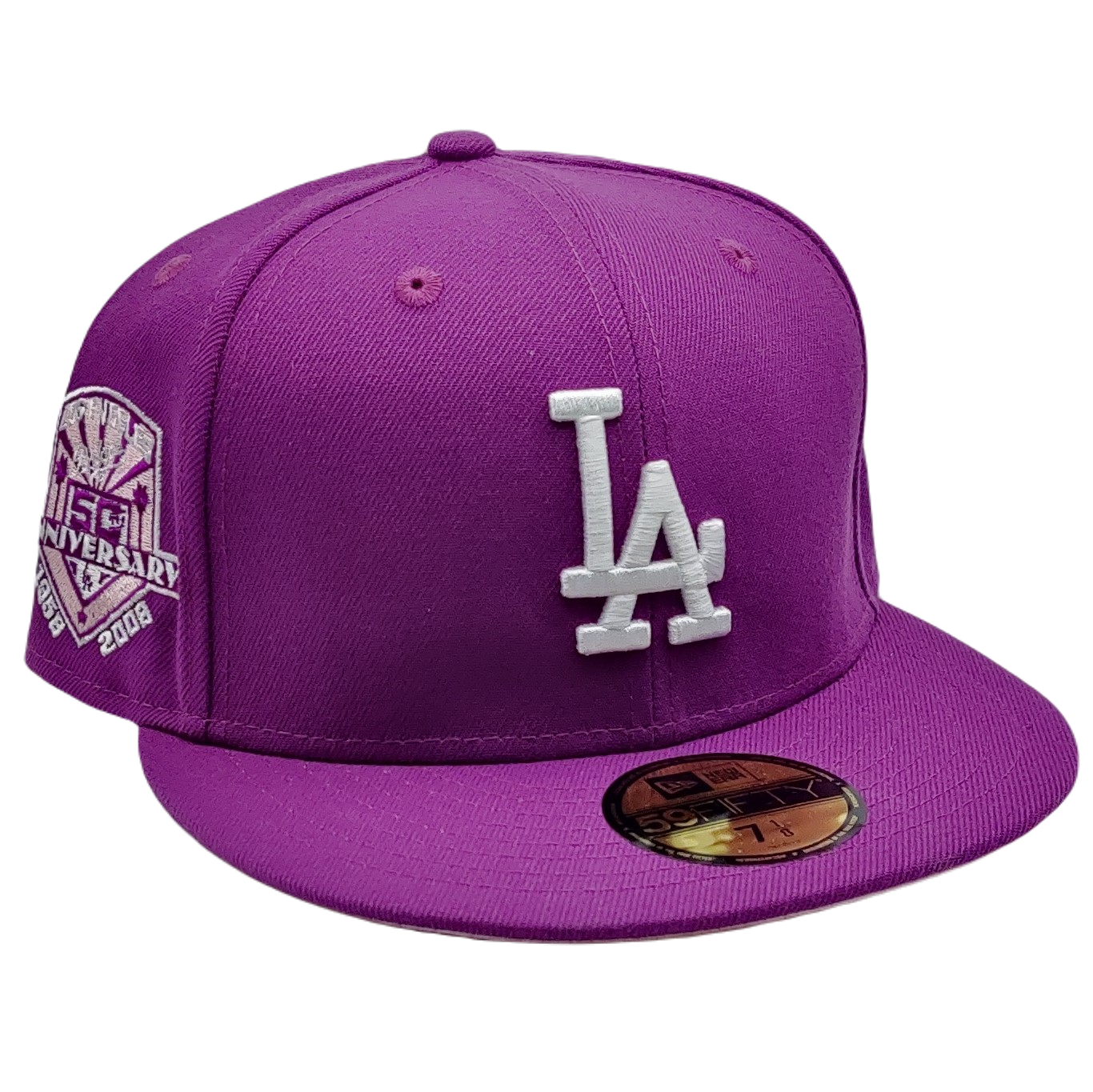 New Era 59Fifty Los Angeles Dodgers 50th Anniversary Patch Fitted Hat