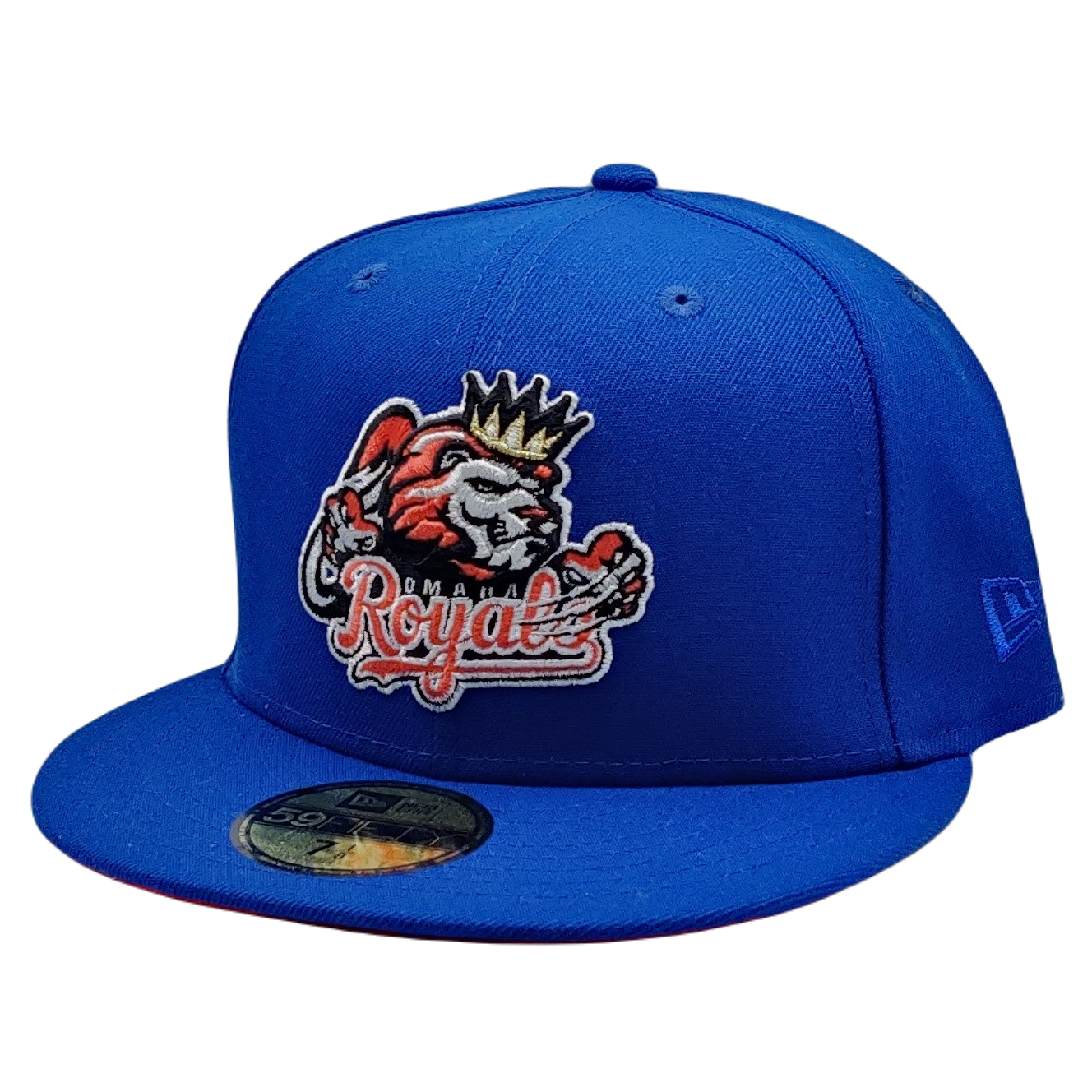 New Era 59Fifty Omaha Royals Blue with Red UV Fitted Hat