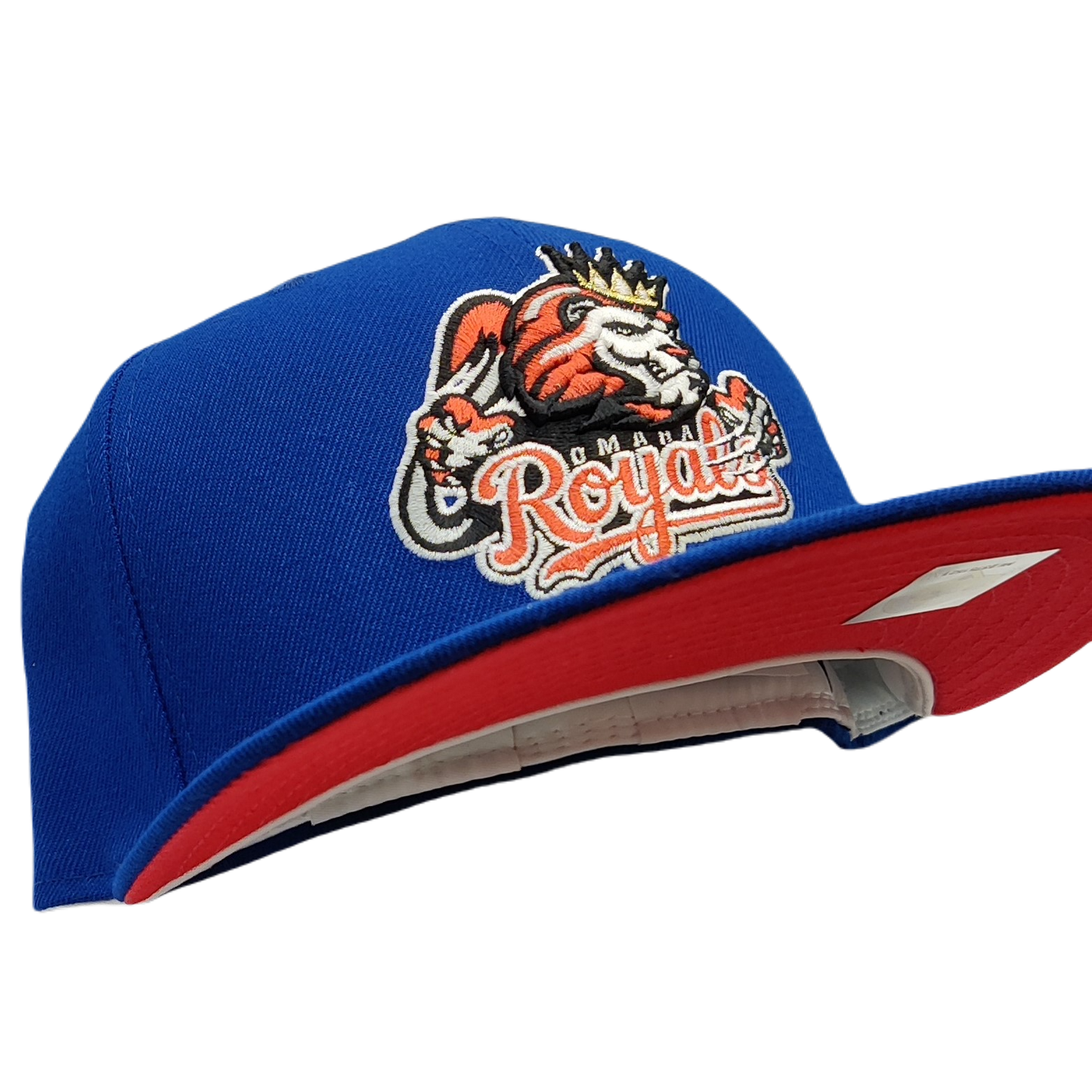New Era 59Fifty Omaha Royals Blue with Red UV Fitted Hat