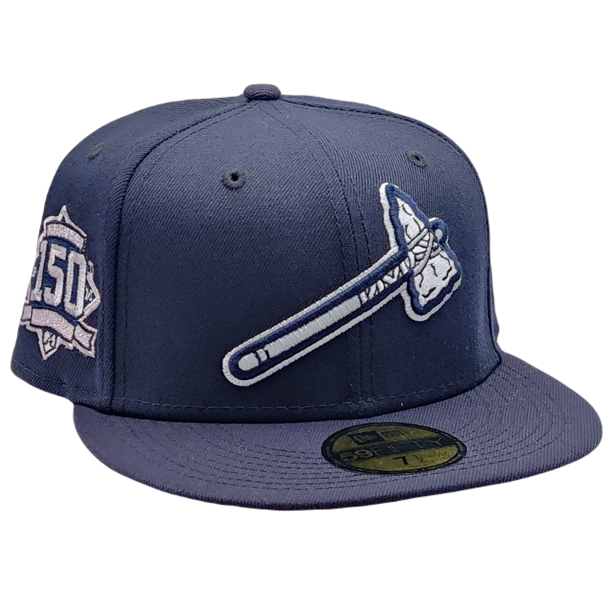 New Era 59Fifty Atlanta Braves 150th Anniversary Patch Fitted Hat