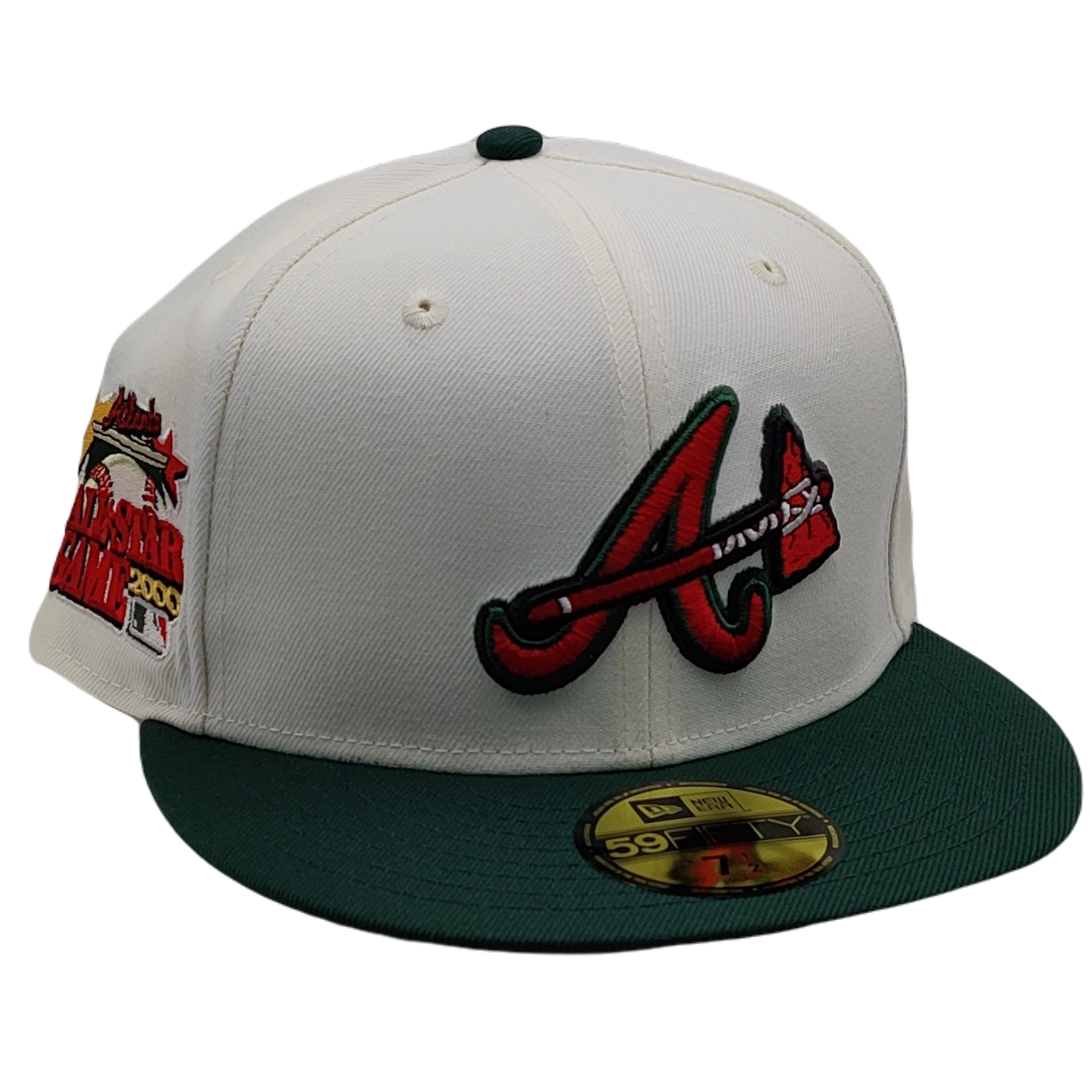 Atlanta Braves Cap Logo (2003) - Red A with tomahawk on blue