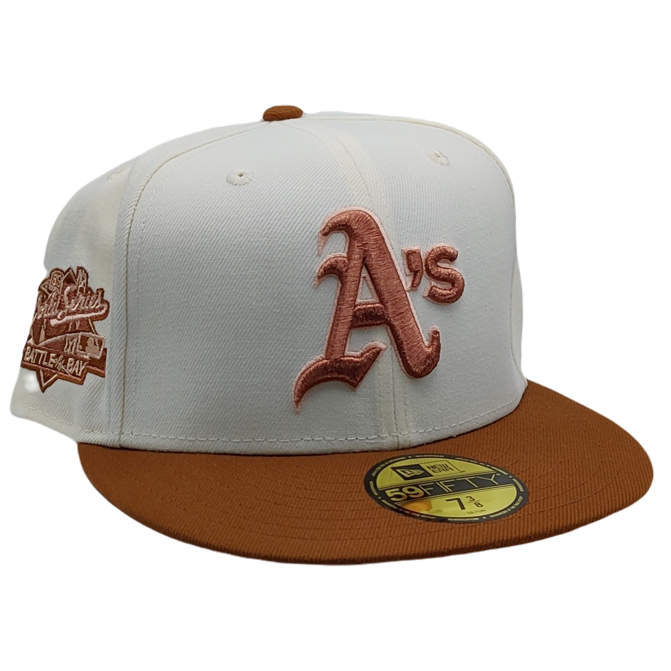 New Era 59Fifty Oakland Athletics 1989 World Series Patch Fitted Hat 402Fitted