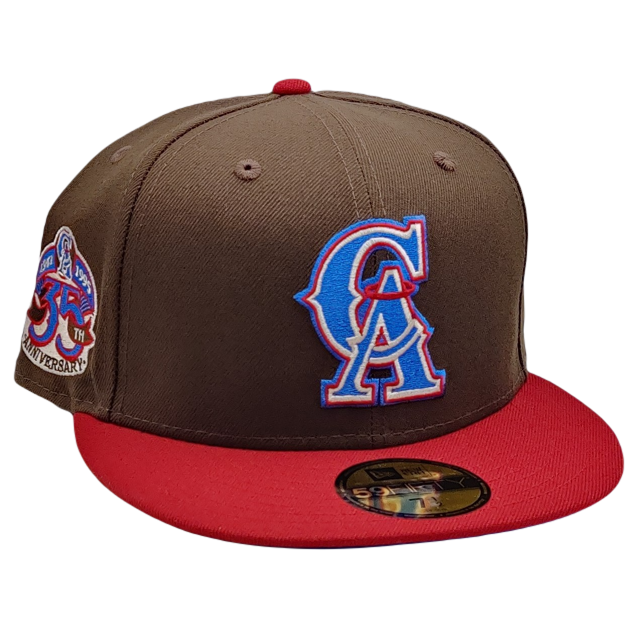New Era 59Fifty California Angels 35th Anniversary Patch Fitted Hat