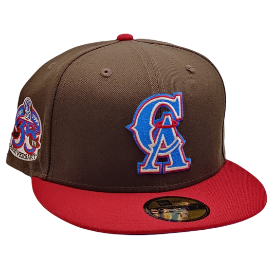 New Era 59Fifty California Angels 35th Anniversary Patch Fitted Hat