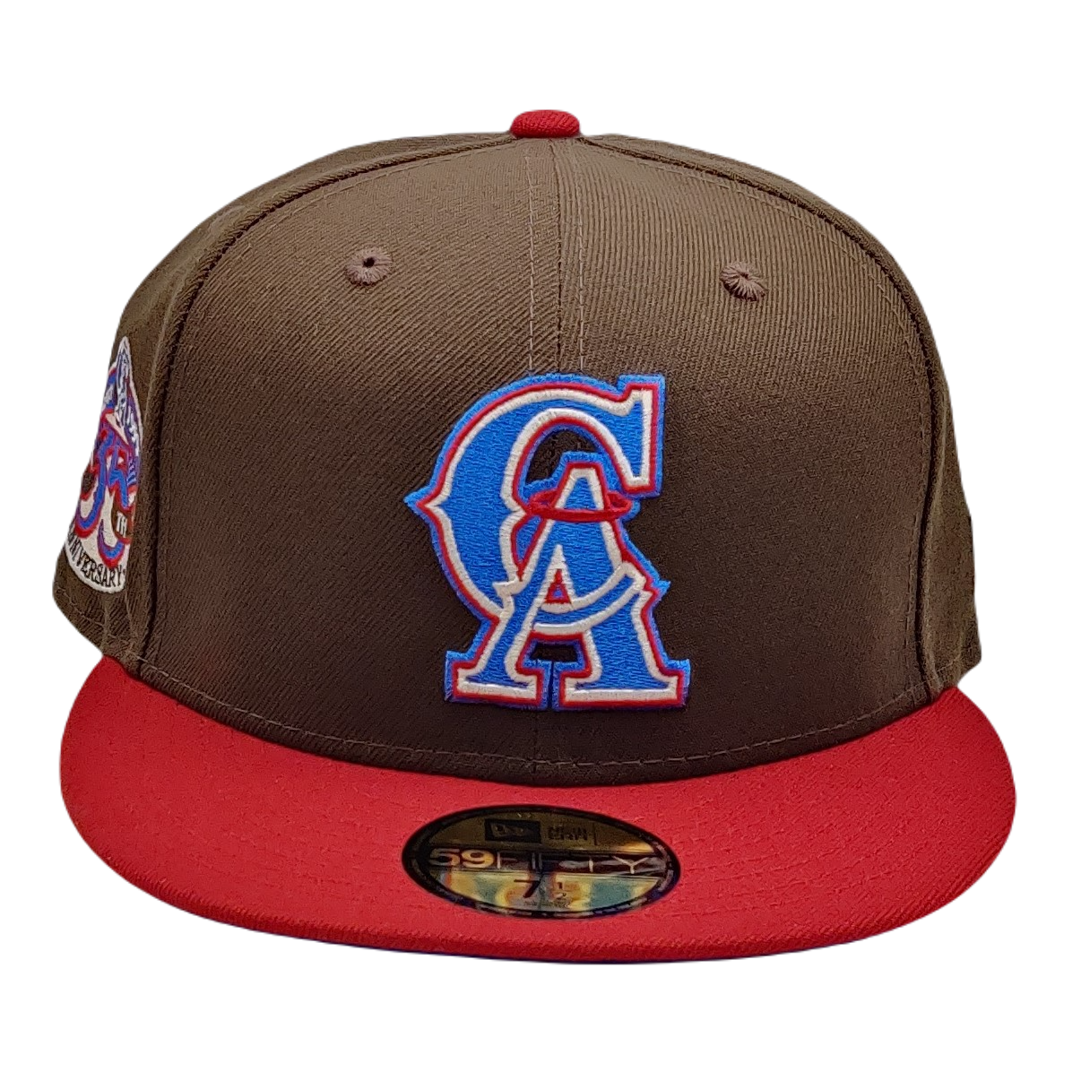 New Era 59Fifty California Angels 35th Anniversary Patch Fitted Hat