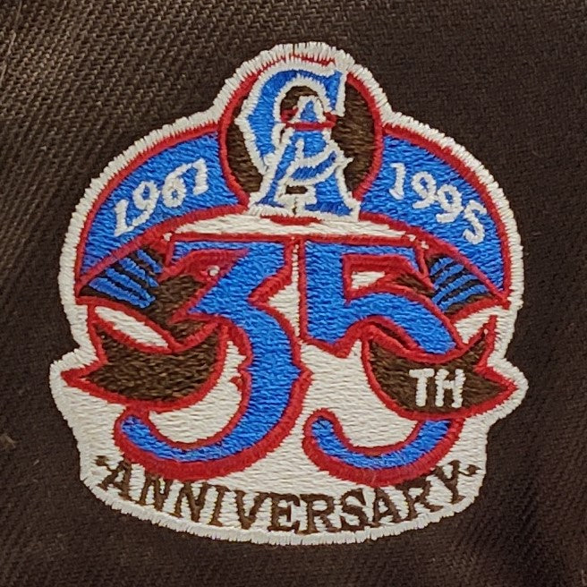 New Era 59Fifty California Angels 35th Anniversary Patch Fitted Hat