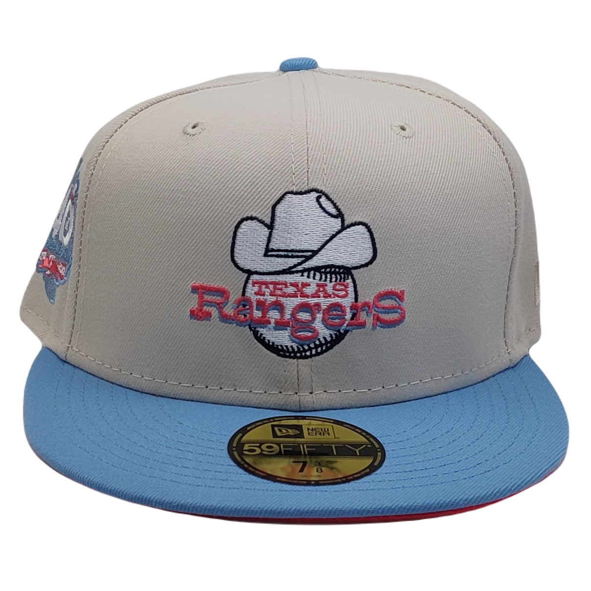 New Era 59Fifty Texas Rangers 40th Anniversary Patch Fitted Hat