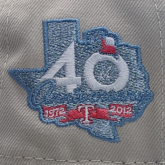 New Era 59Fifty Texas Rangers 40th Anniversary Patch Fitted Hat
