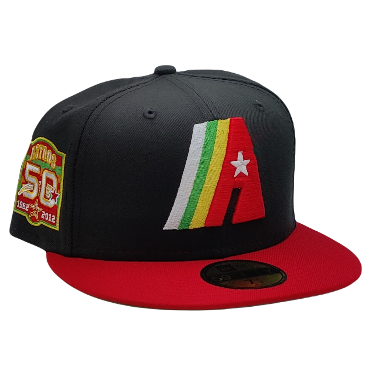 New Era 59Fifty Houston Astros 50th Anniversary Patch Fitted Hat