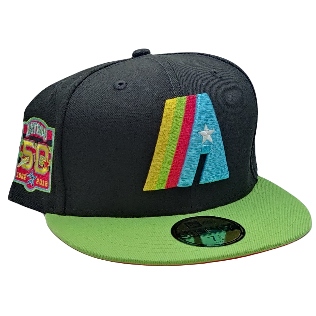 New Era 59Fifty Houston Astros 50th Anniversary Patch Fitted Hat