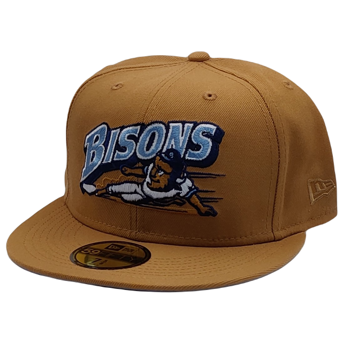 New Era 59Fifty Buffalo Bisons Wheat with Icy Blue UV Fitted Hat