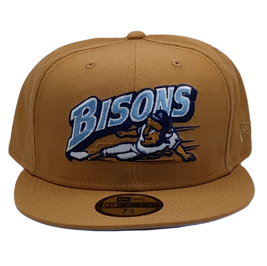 New Era 59Fifty Buffalo Bisons Wheat with Icy Blue UV Fitted Hat
