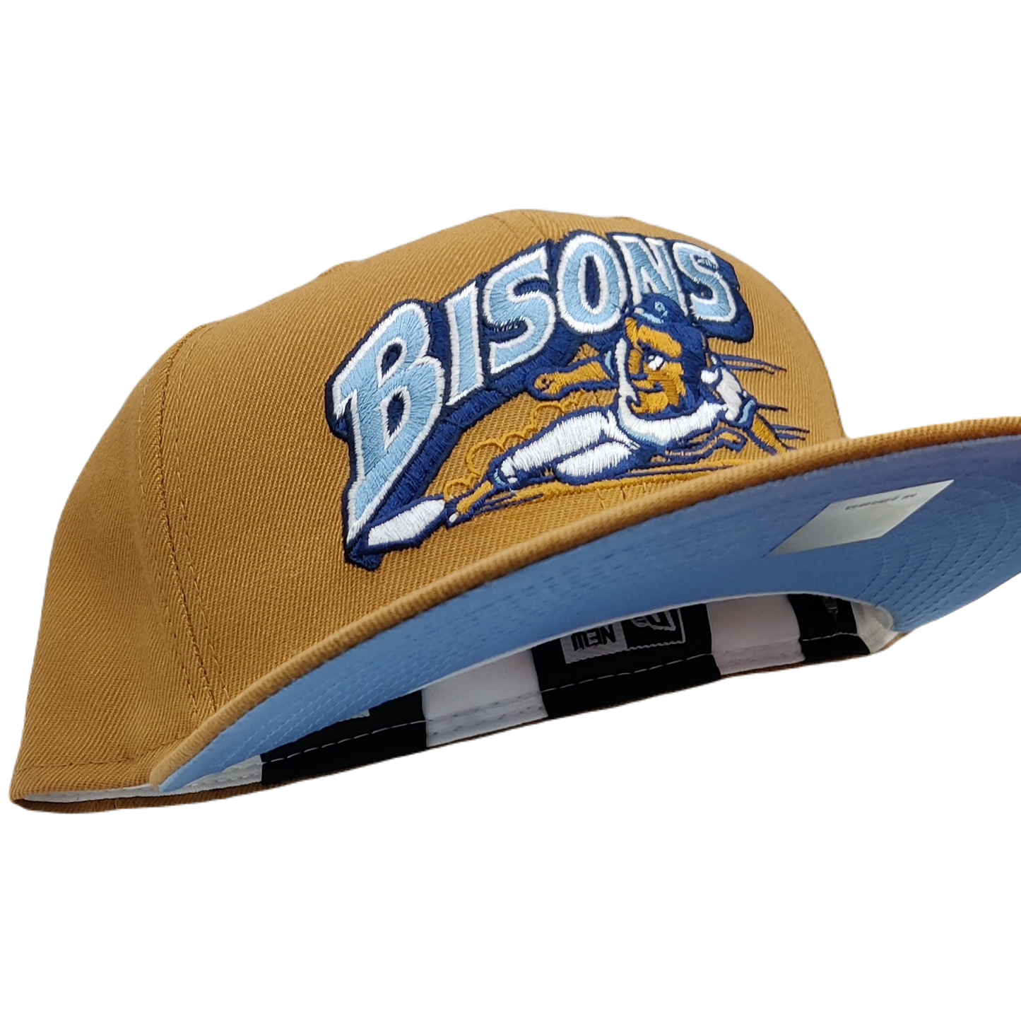 New Era 59Fifty Buffalo Bisons Wheat with Icy Blue UV Fitted Hat