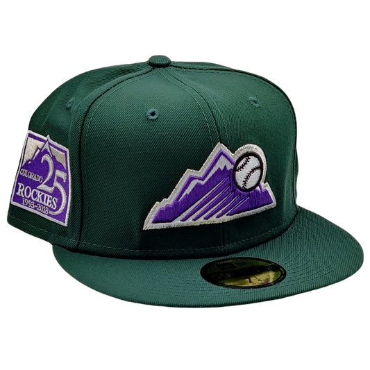 New Era 59Fifty Colorado Rockies 25th Anniversary Patch Fitted Hat