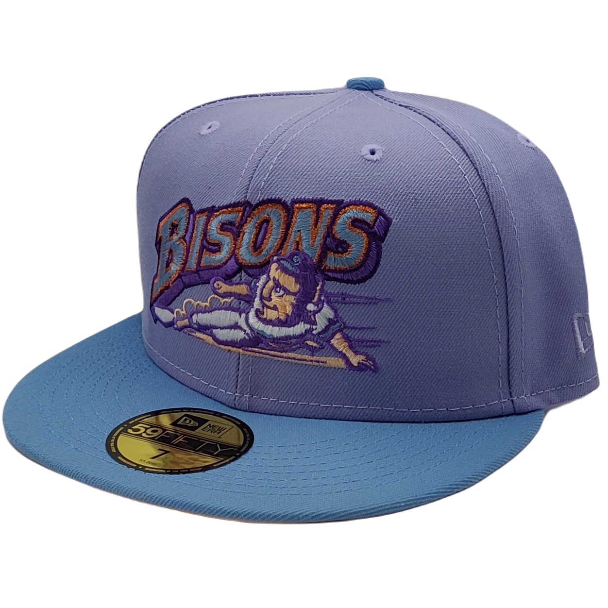New Era 59Fifty Buffalo Bisons Lavender and Peach Fitted Hat