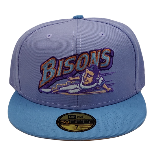 New Era 59Fifty Buffalo Bisons Lavender and Peach Fitted Hat