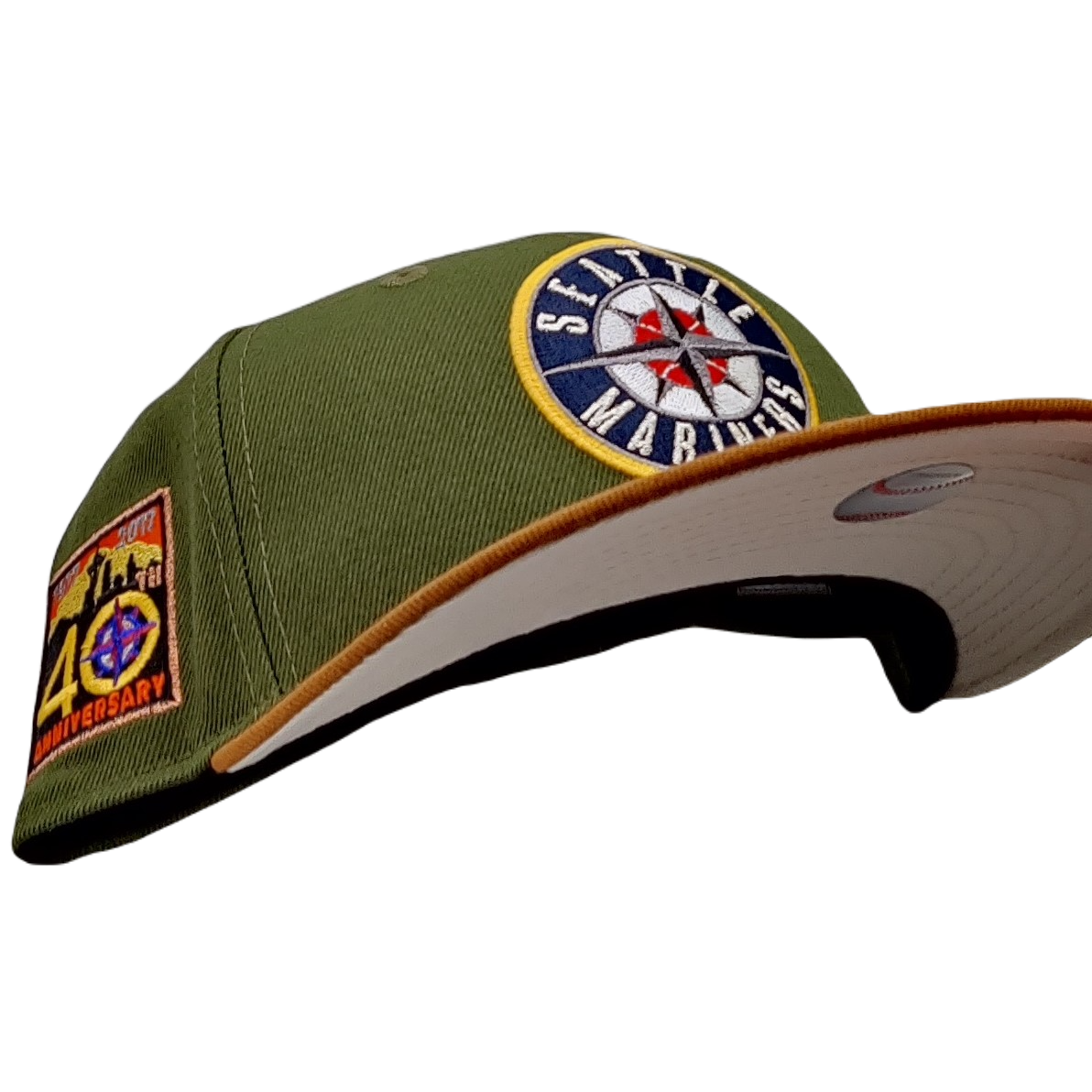 New Era 59Fifty Seattle Mariners 40th Anniversary Patch Fitted Hat