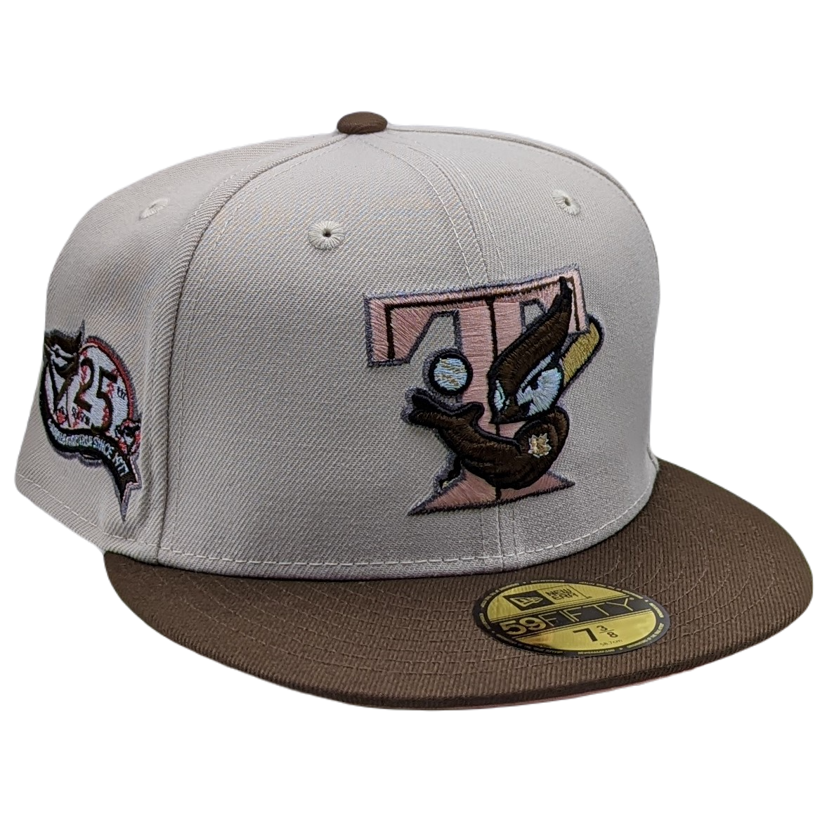 New Era 59FIFTY Toronto Blue Jays 25th Anniversary Patch Fitted Hat 7 1 8