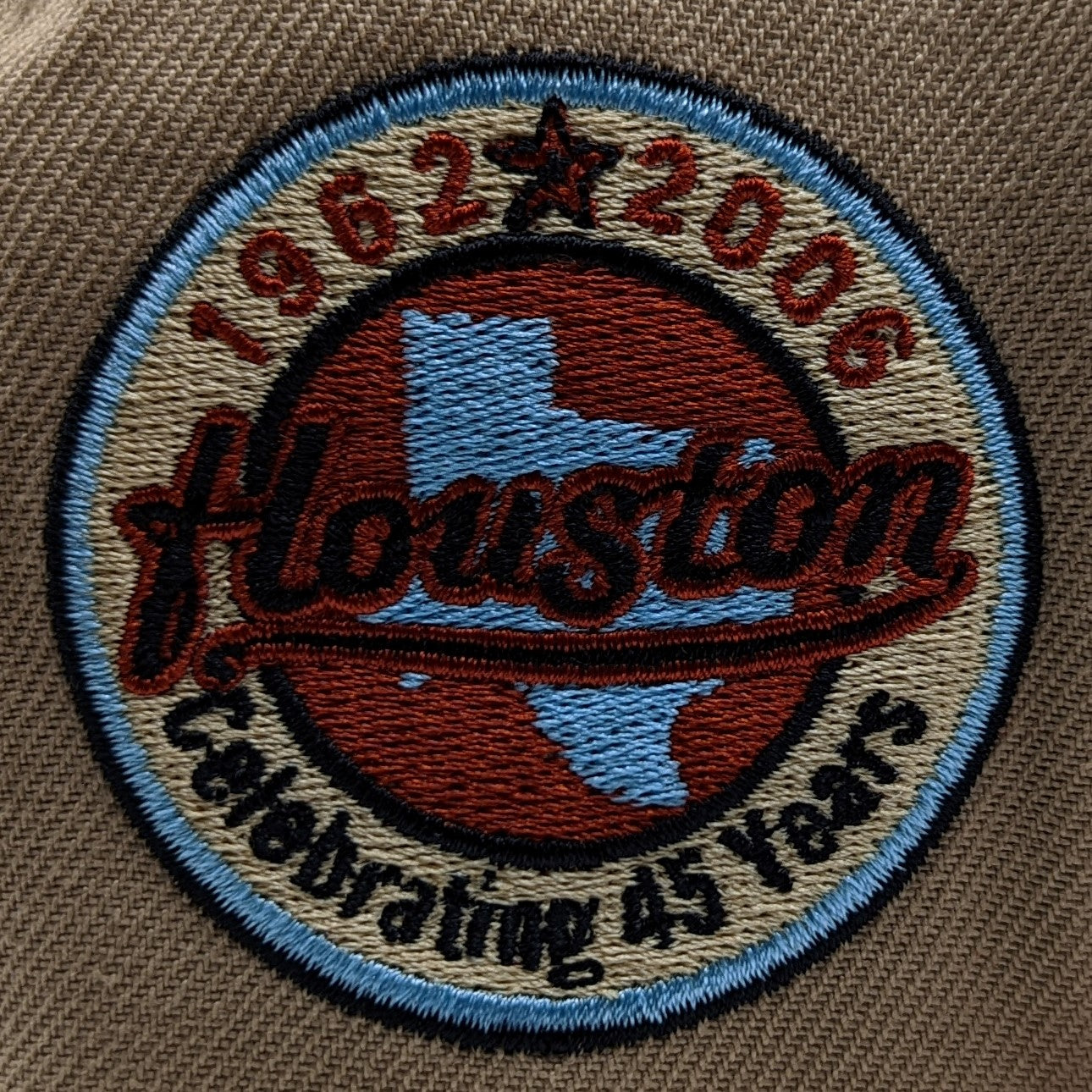 New Era 59Fifty Houston Astros 45th Anniversary Patch Fitted Hat