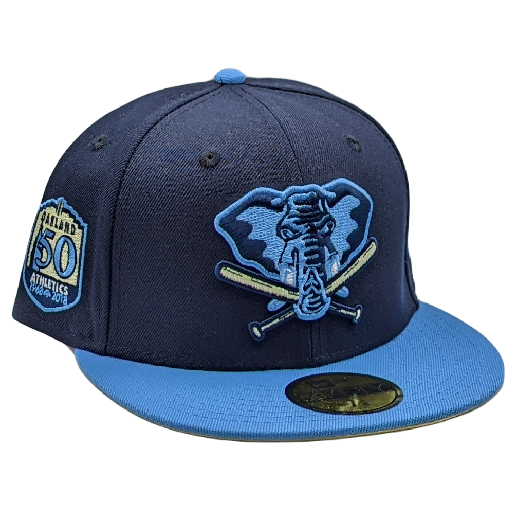 New Era 59Fifty Oakland Athletics 50th Anniversary Patch Fitted