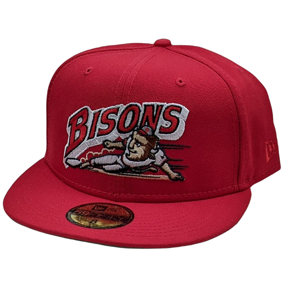 New Era 59Fifty Buffalo Bisons Red with Green UV Fitted Hat