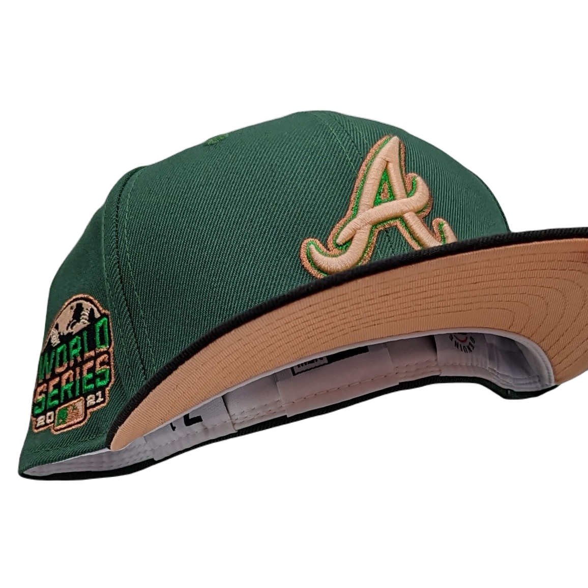 New Era 59Fifty Atlanta Braves 2021 World Series Patch Fitted Hat