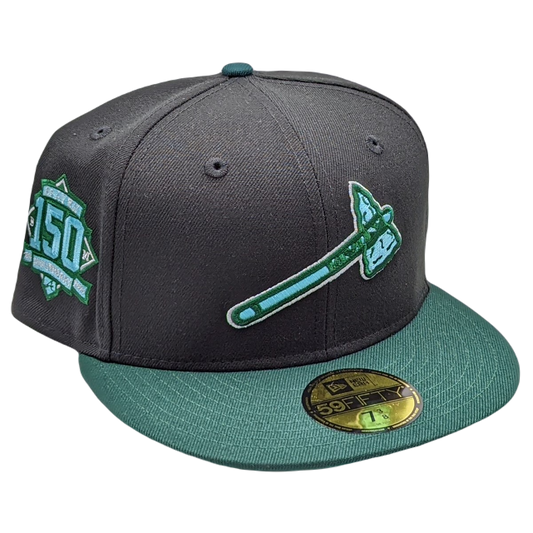 New Era 59Fifty Atlanta Braves 150th Anniversary Patch Fitted Hat