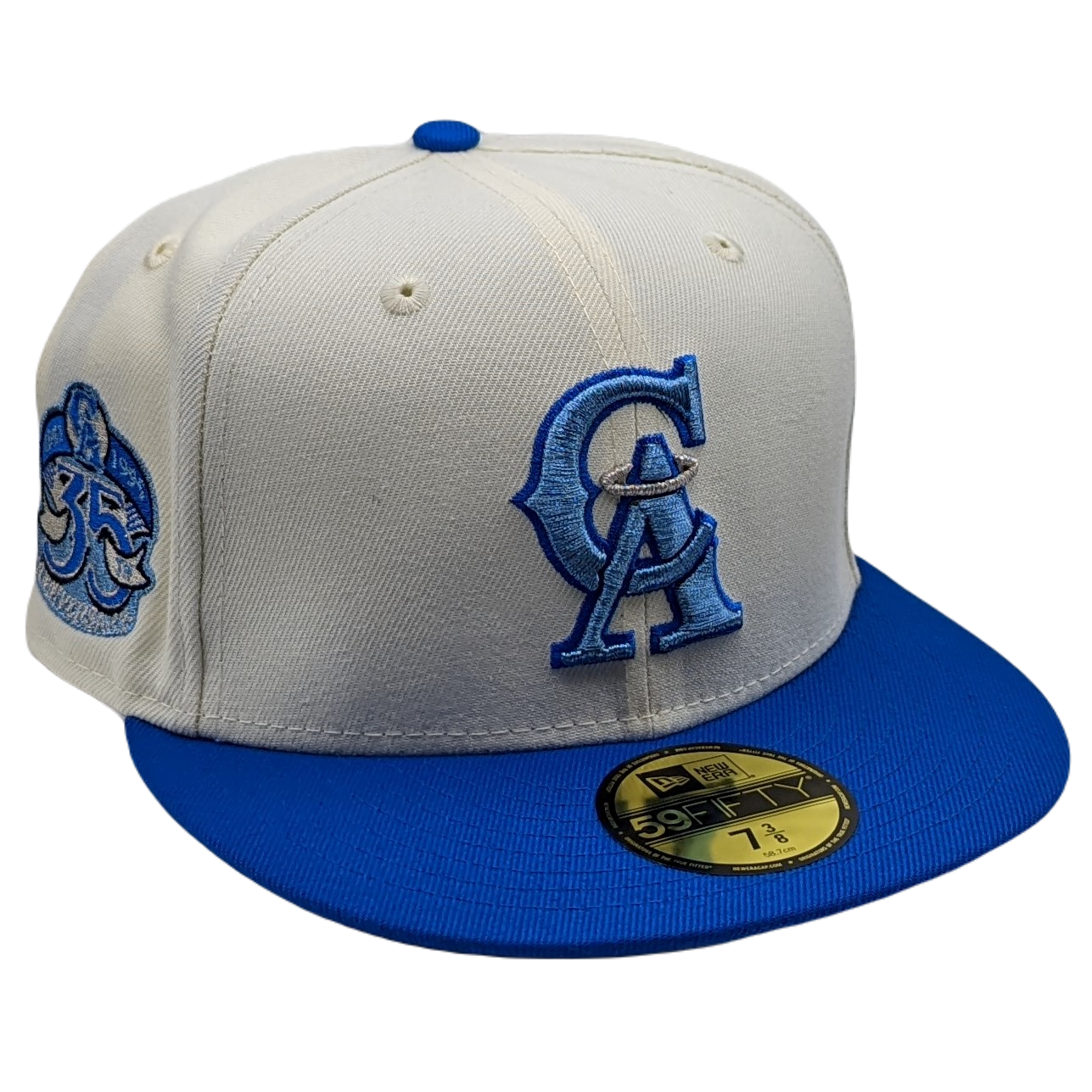 California Angels 35TH Anniversary New Era 59Fifty Fitted Hat (TEAL BR –  ECAPCITY