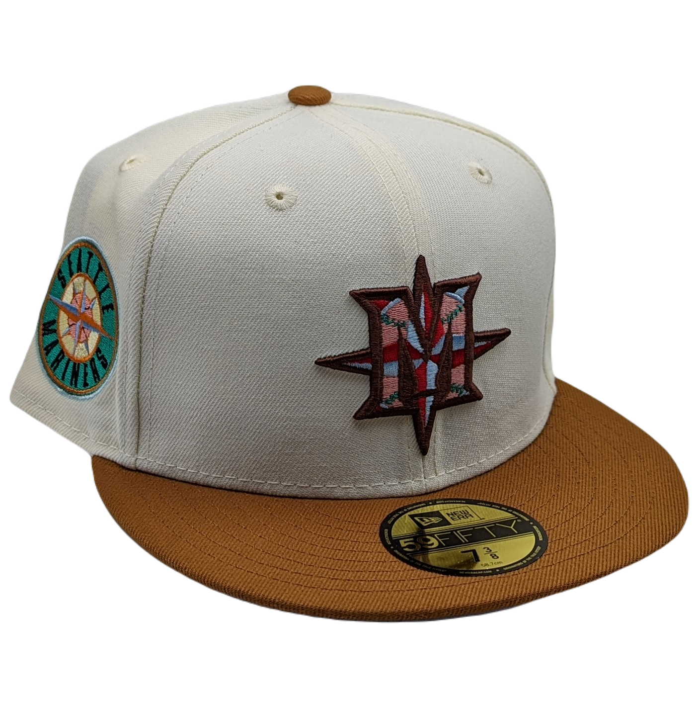 New Era 59Fifty Seattle Mariners Team Side Patch Fitted Hat