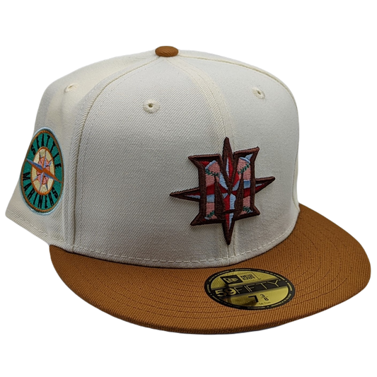 New Era 59Fifty Seattle Mariners Team Side Patch Fitted Hat