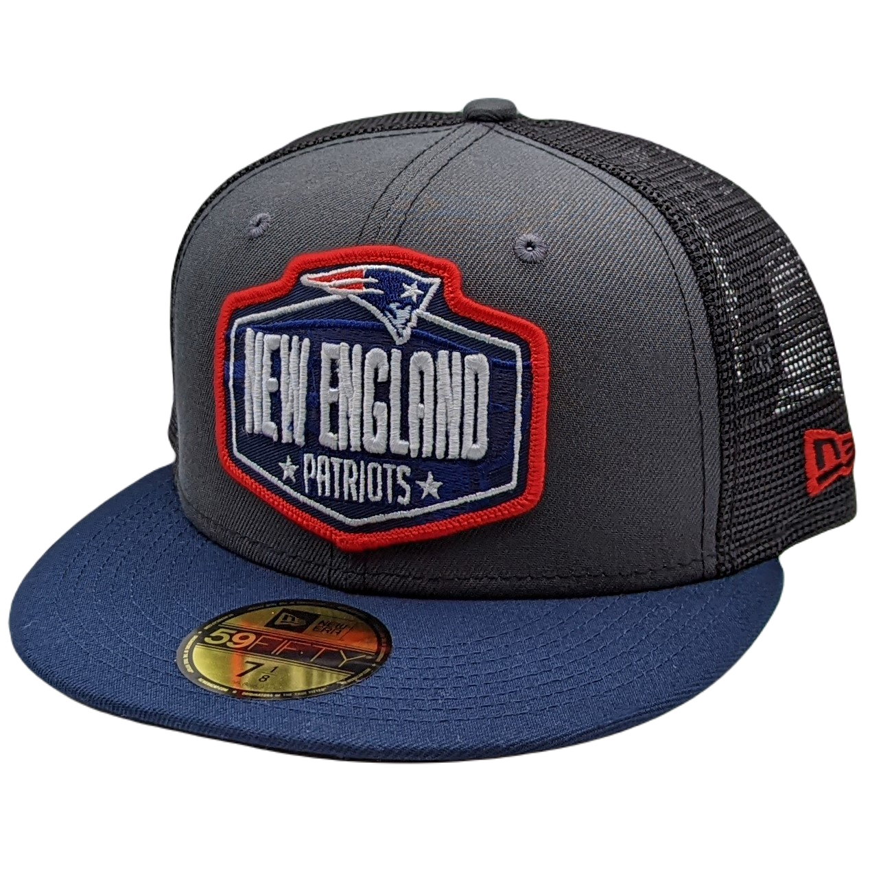 New Era 59Fifty New England Patriots Fitted Trucker Hat