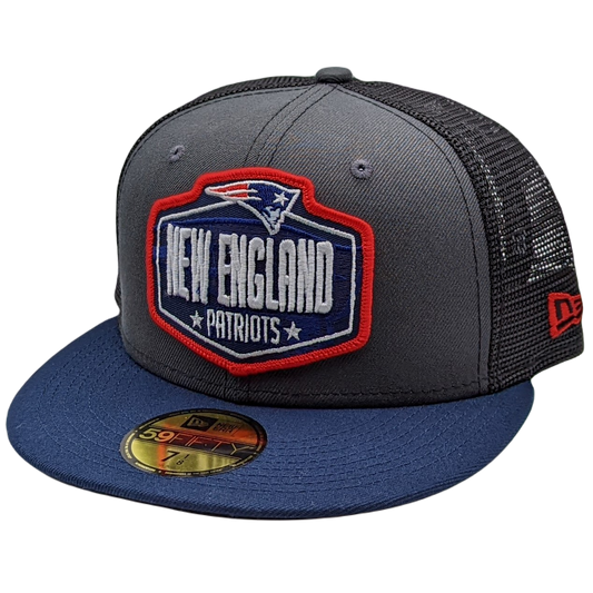 New Era 59Fifty New England Patriots Fitted Trucker Hat
