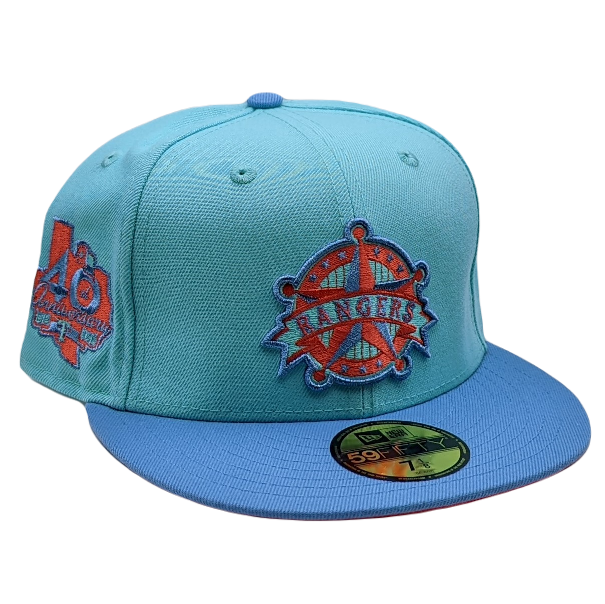 New Era 59Fifty Texas Rangers 40th Anniversary Patch Fitted Hat
