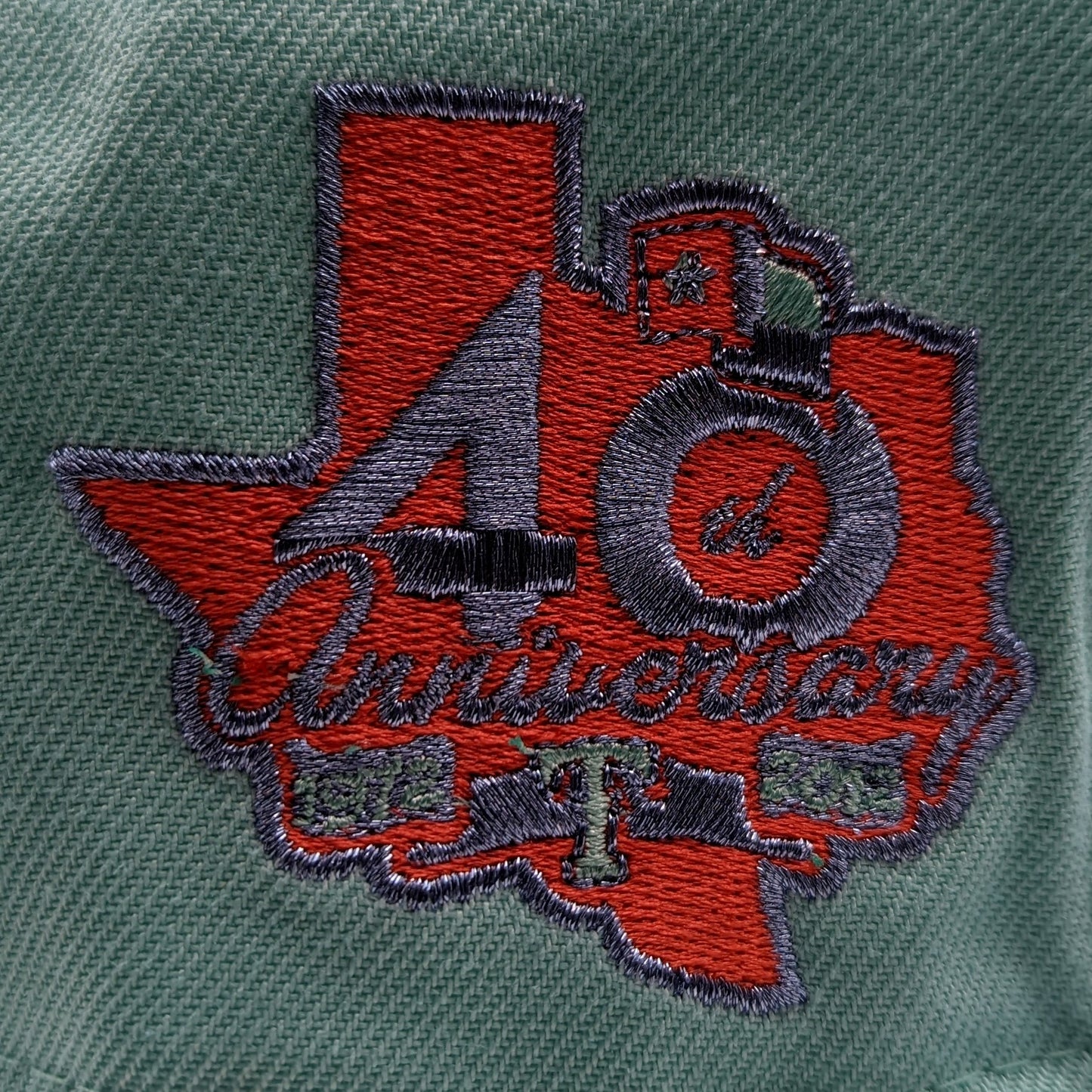 New Era 59Fifty Texas Rangers 40th Anniversary Patch Fitted Hat